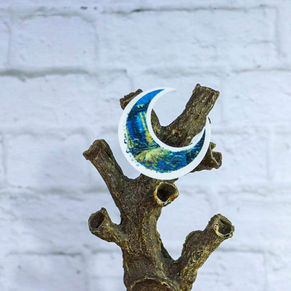 استیکر پارچه ای طرح ماه