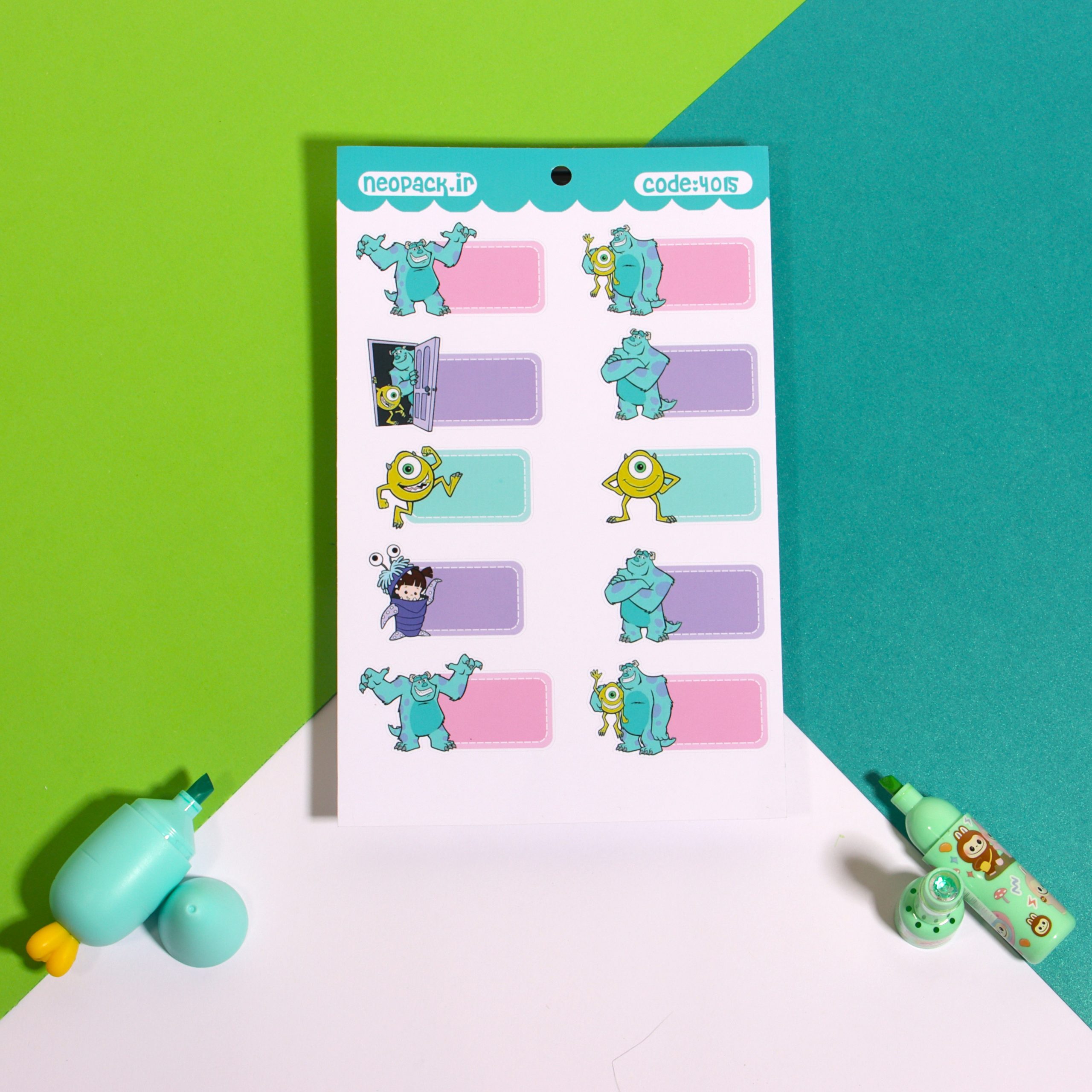 استیکر نام طرح سالیوان (کد 4015) - تصویر 2