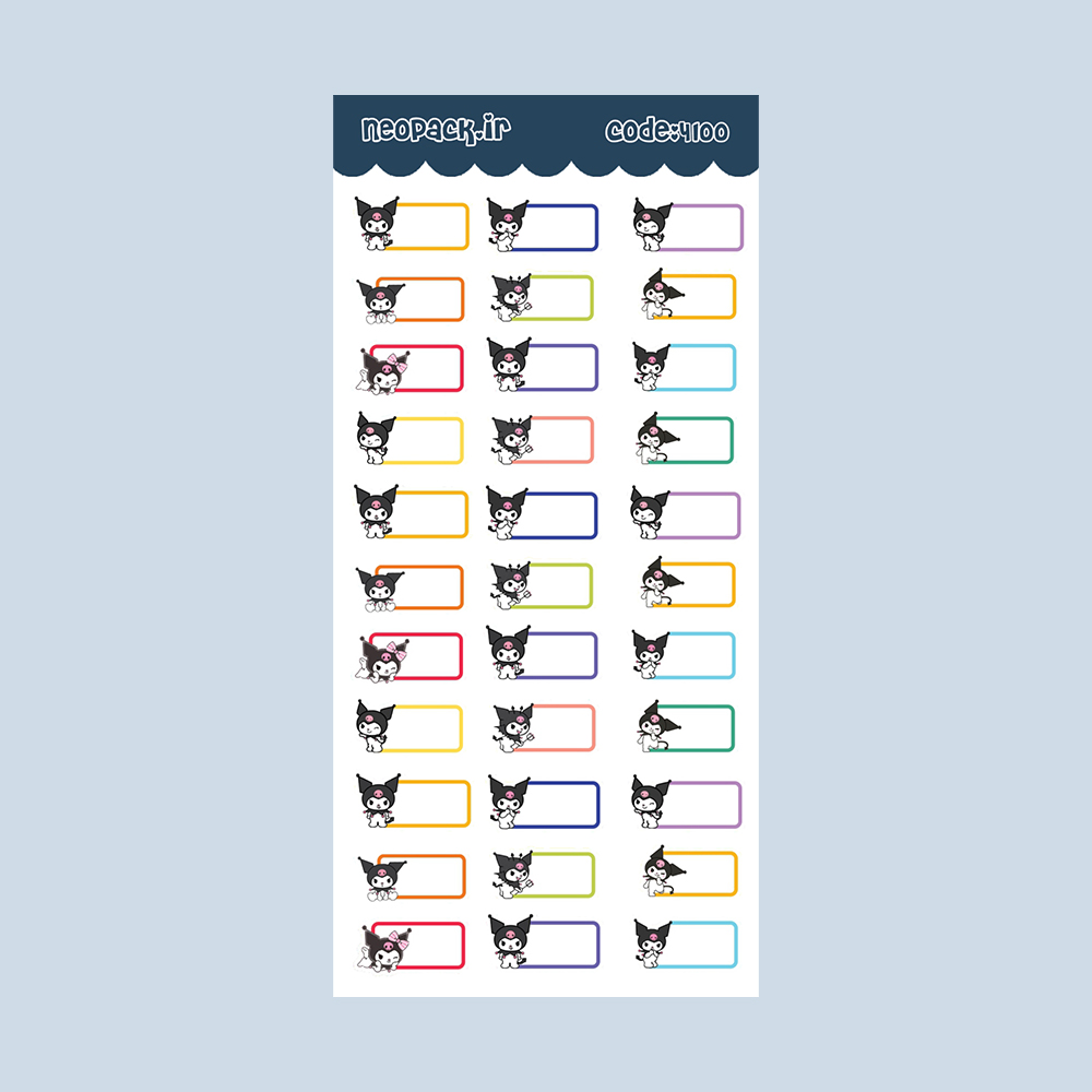 استیکر سرمدادی طرح کرومی