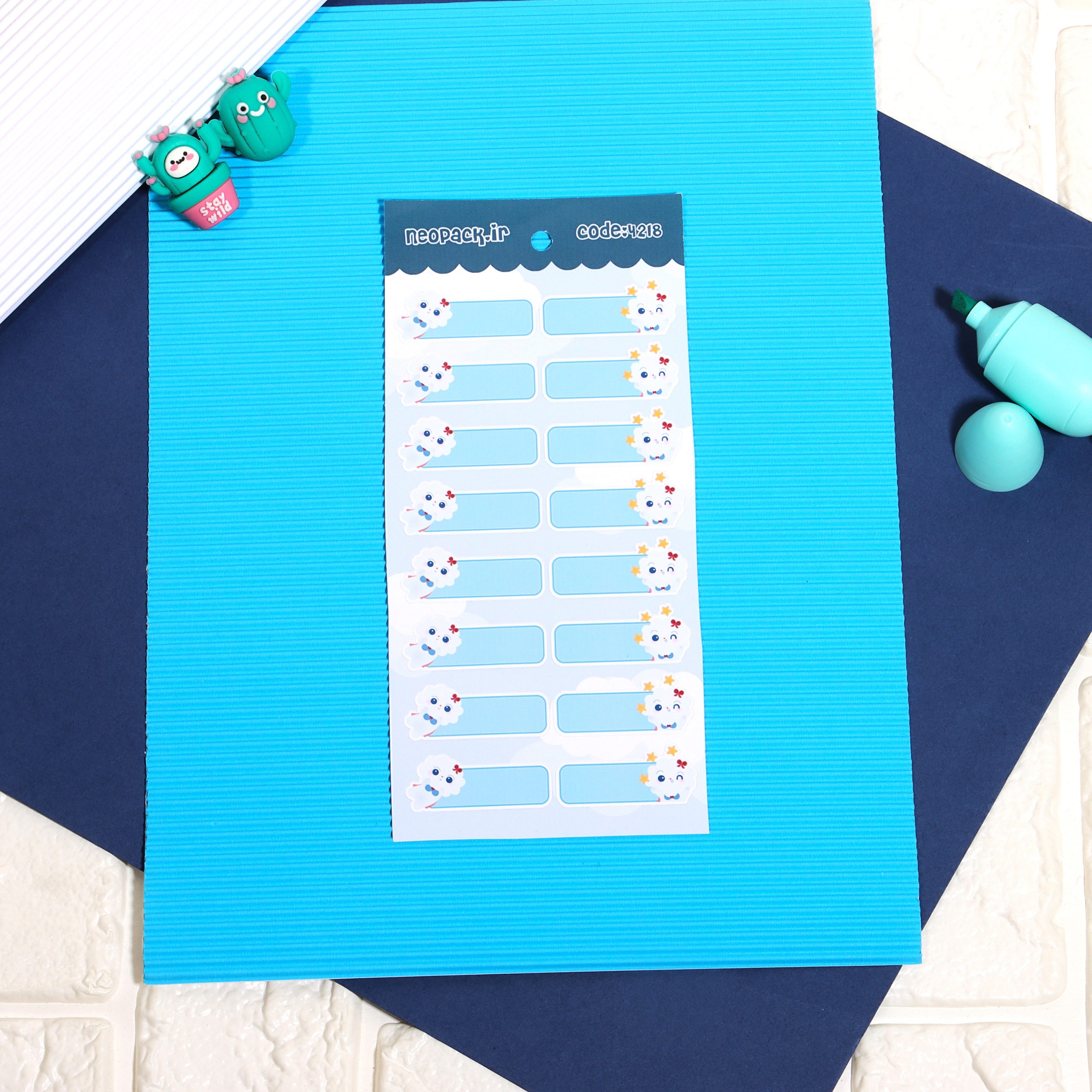 استیکر نام طرح ابر - تصویر 2