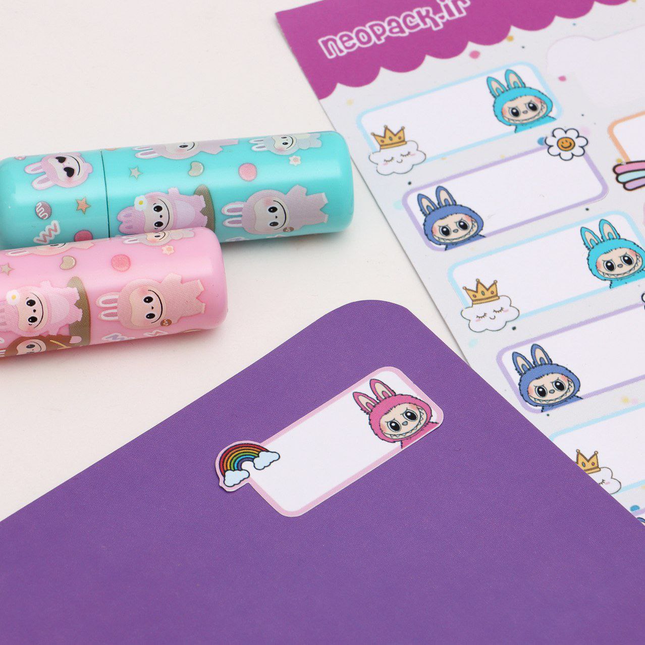 استیکر اسم طرح لبوبو - تصویر 3