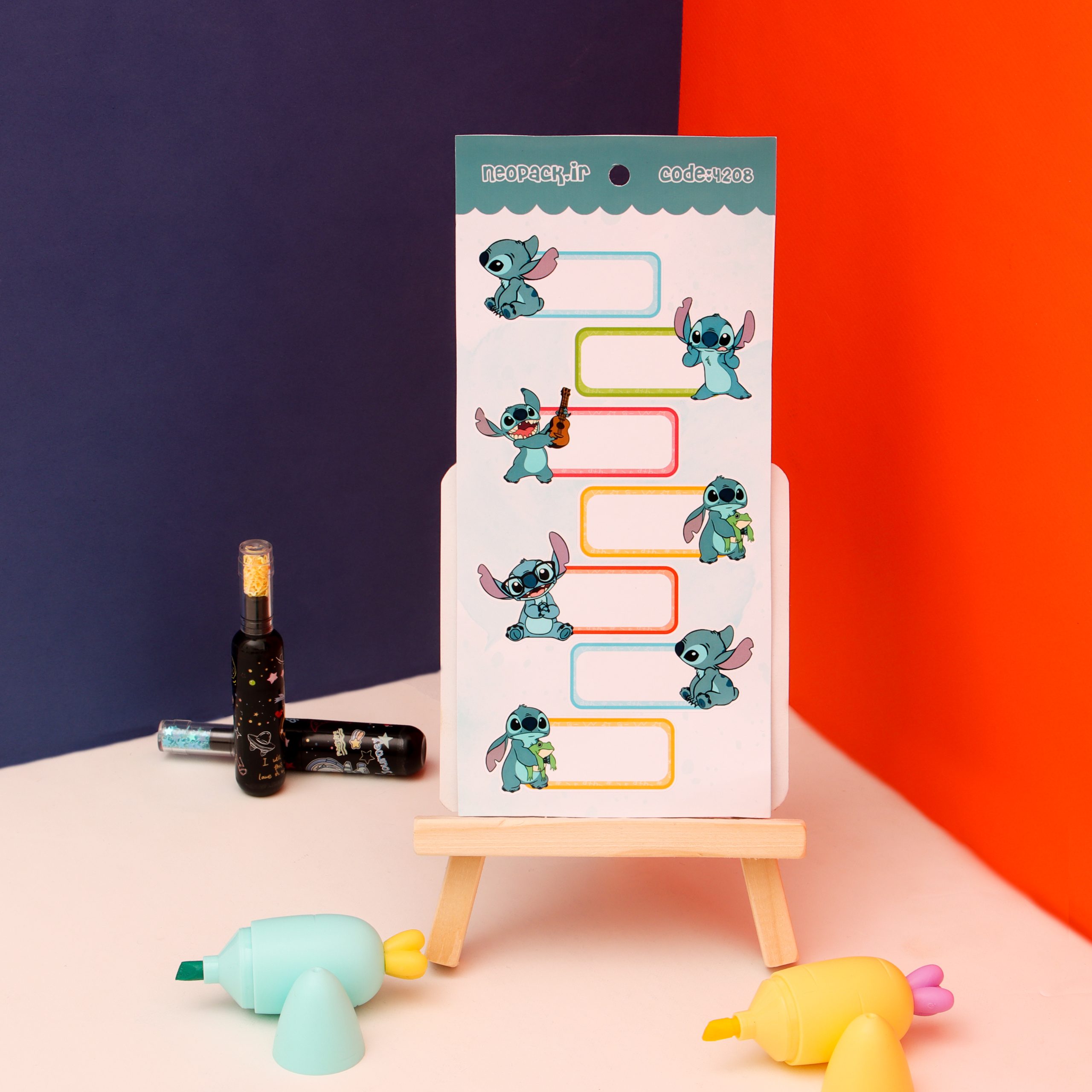 استیکر اسم طرح گوش دراز - تصویر 2