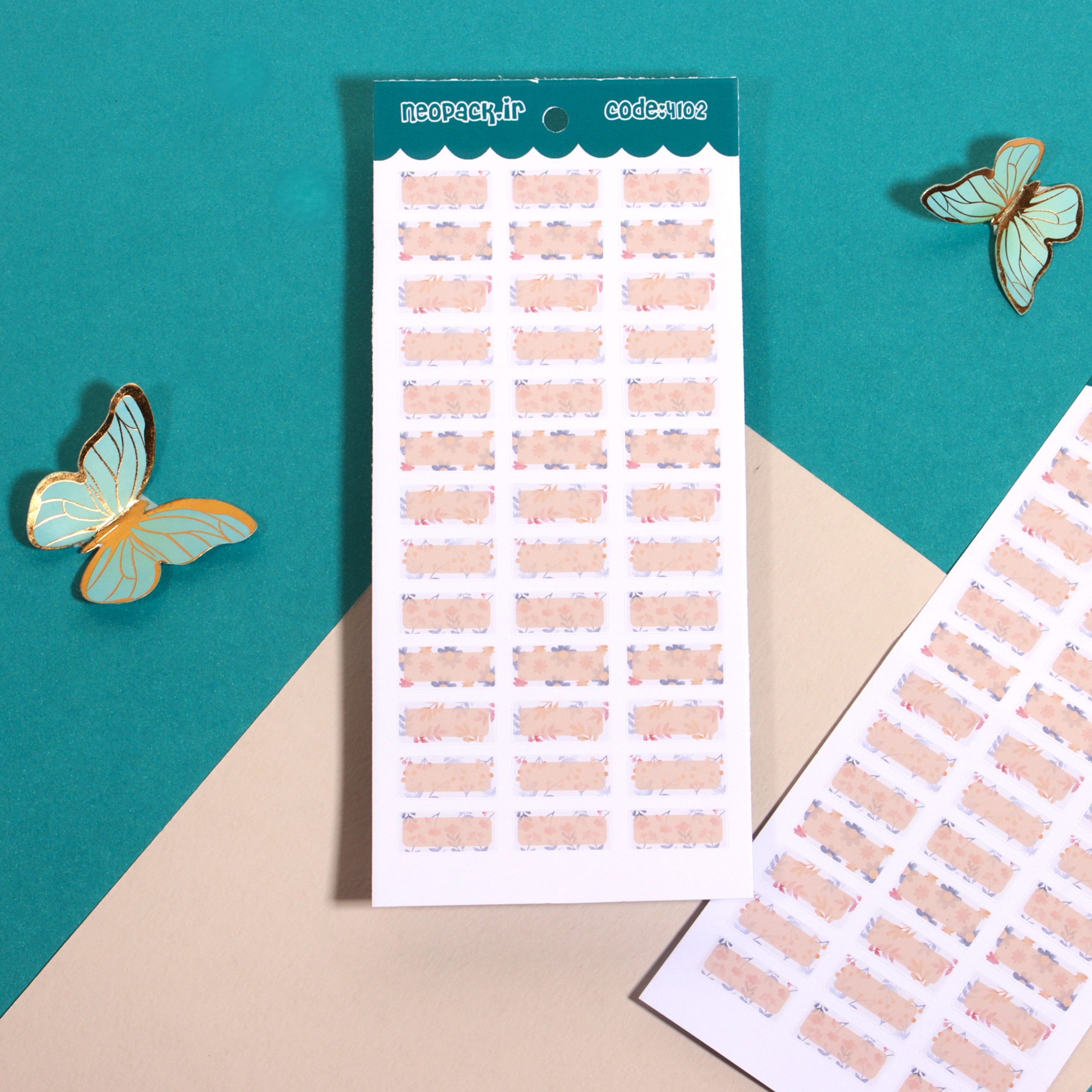 استیکر سرمدادی طرح ساده - تصویر 2