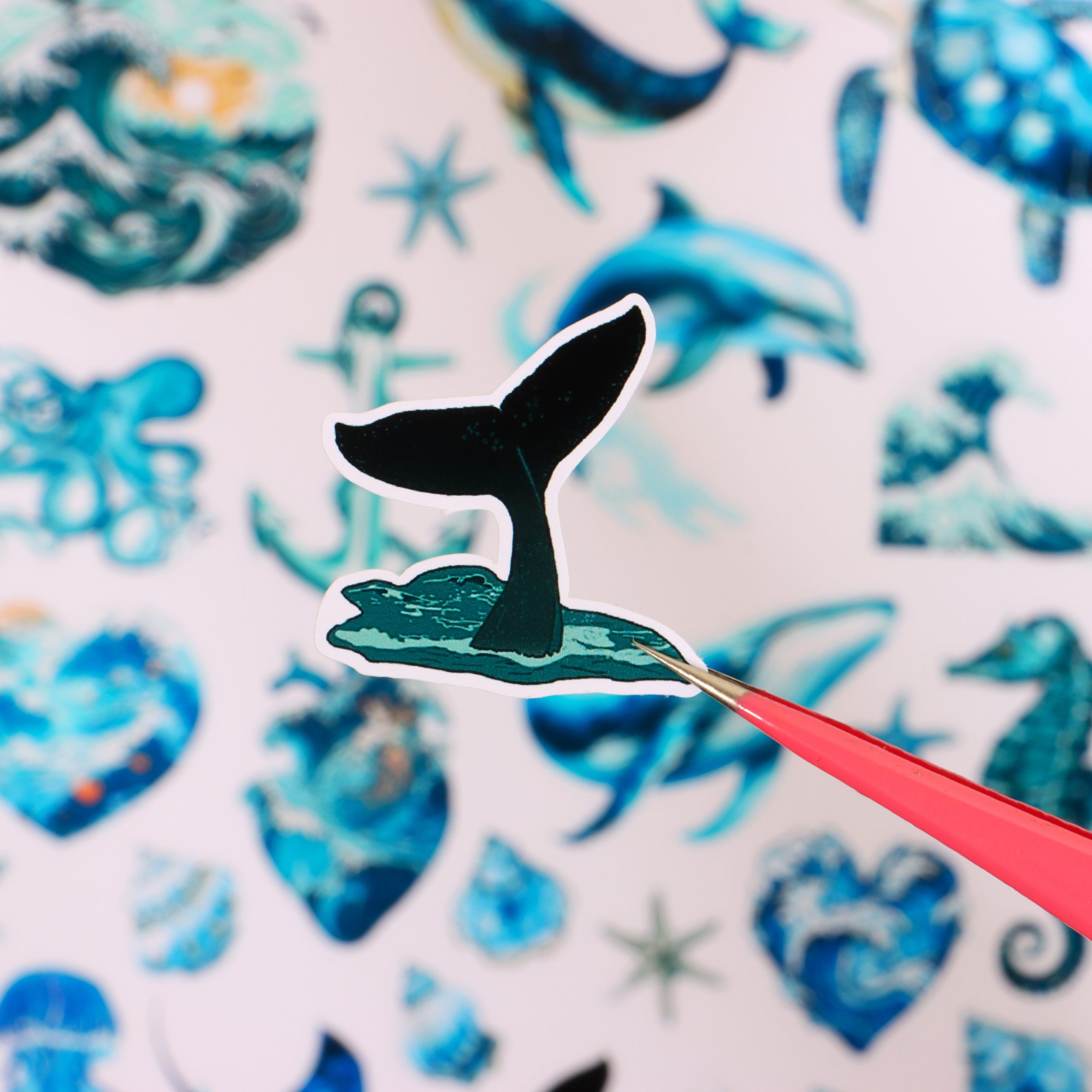 استیکر طرح دریا - تصویر 5