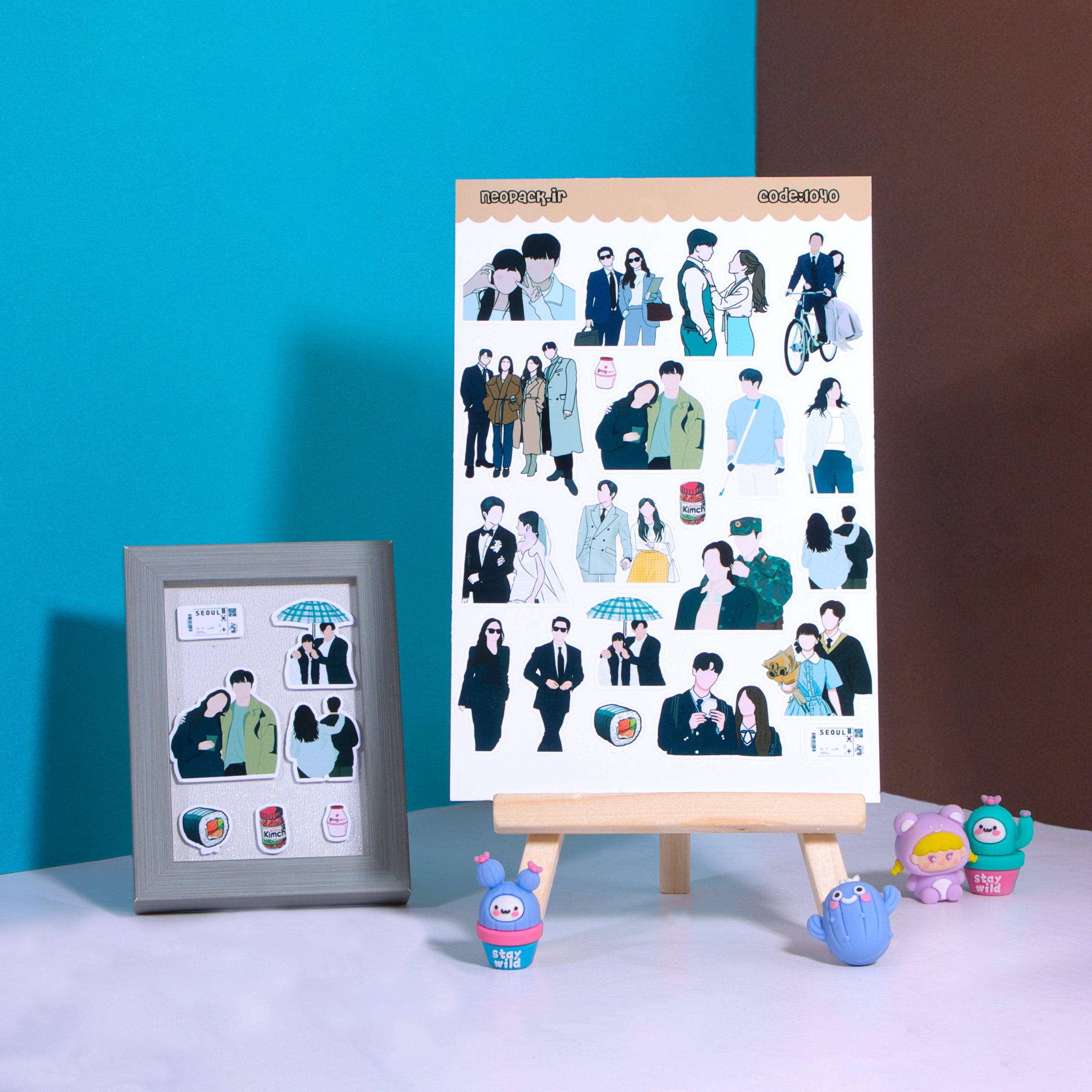 استیکر طرح کیدراما - تصویر 2