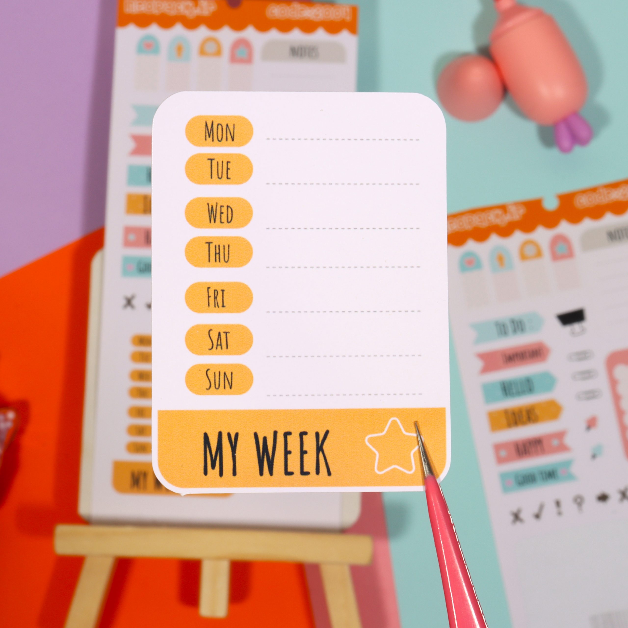 استیکر طرح تو دو لیست - تصویر 3