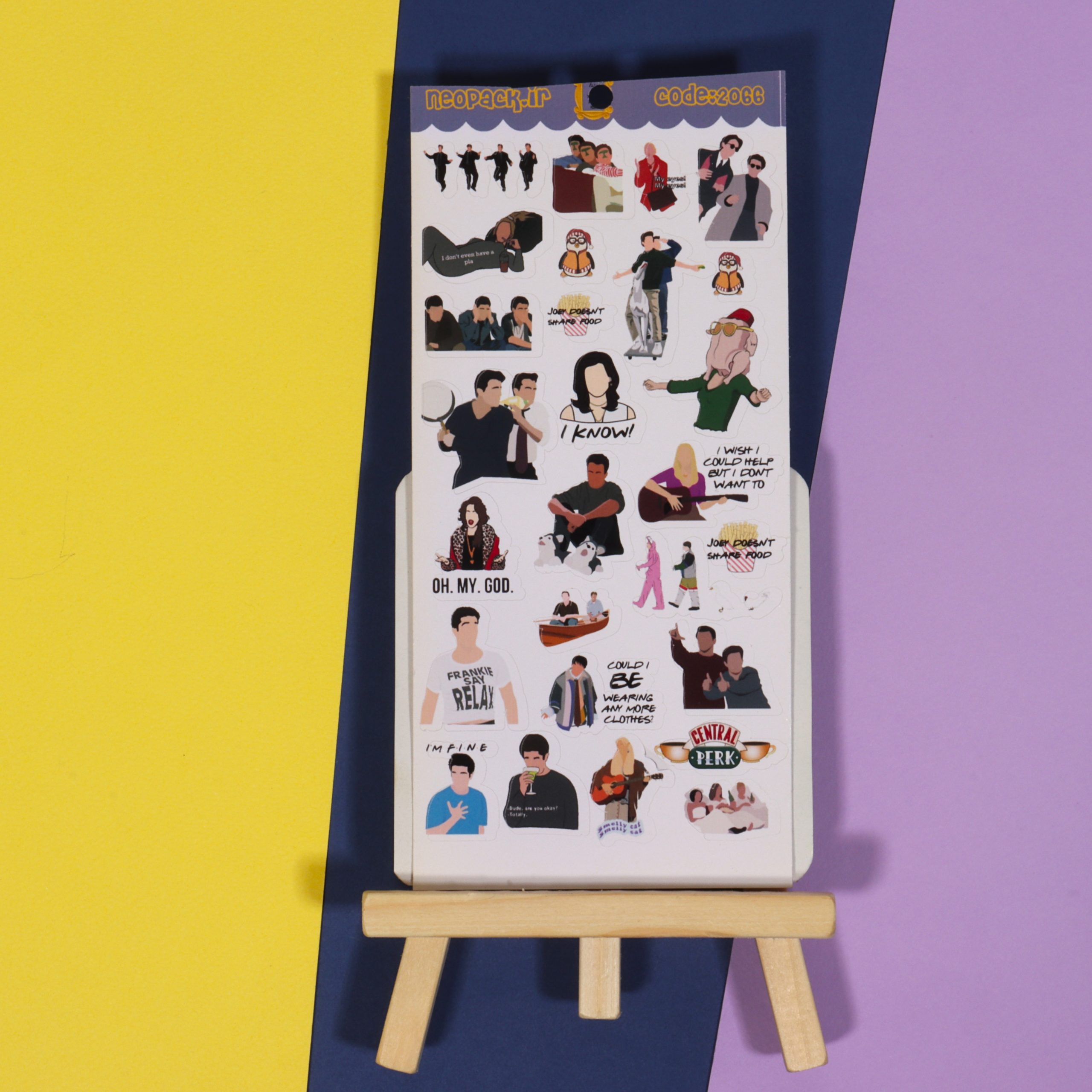 استیکر طرح سریال فرندز - تصویر 2