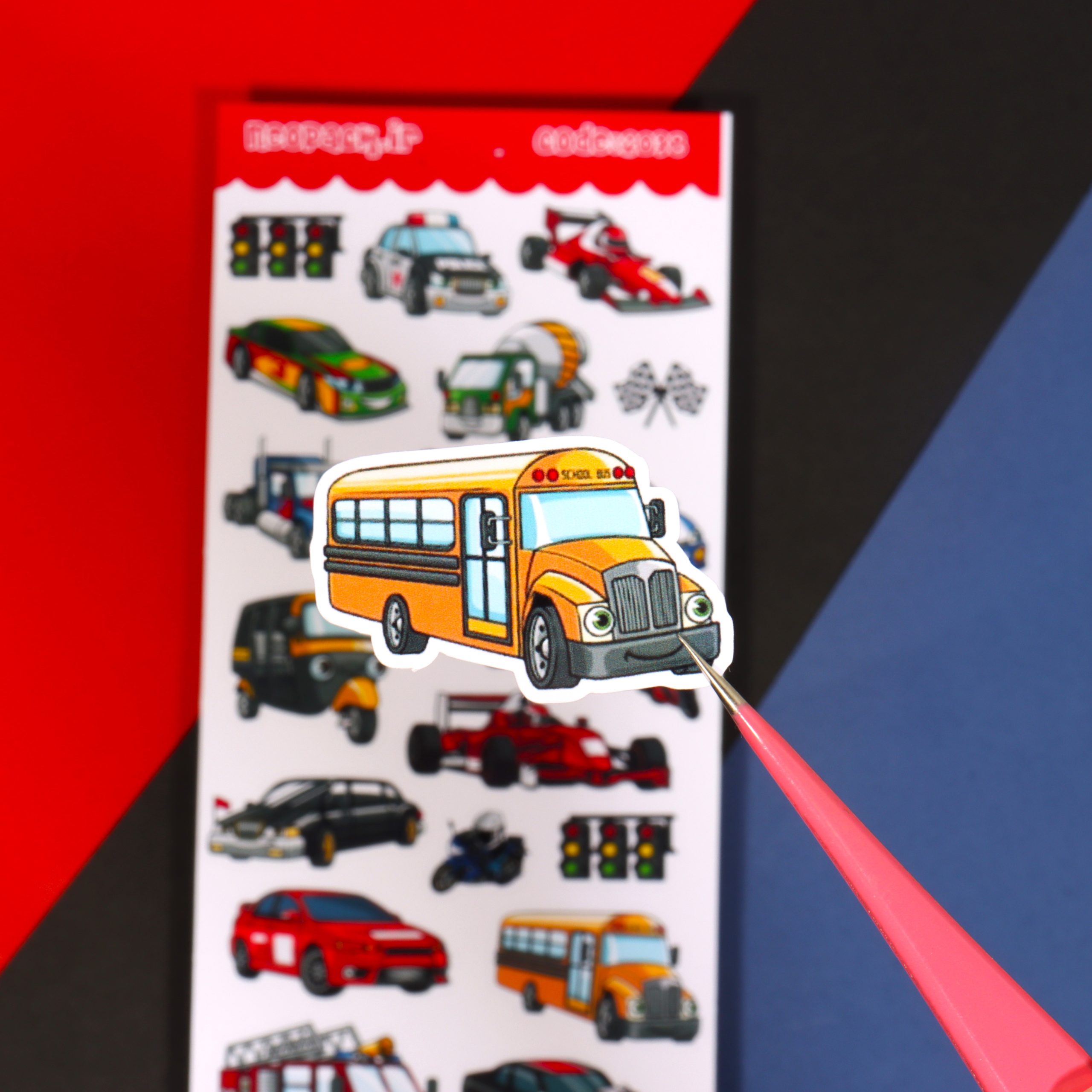 استیکر طرح ماشین - تصویر 3