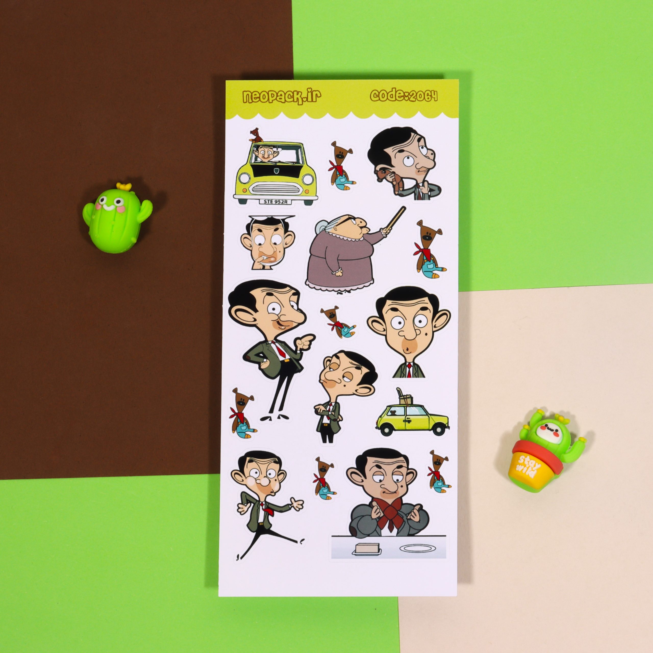 استیکر طرح انیمشن مستربین - تصویر 2