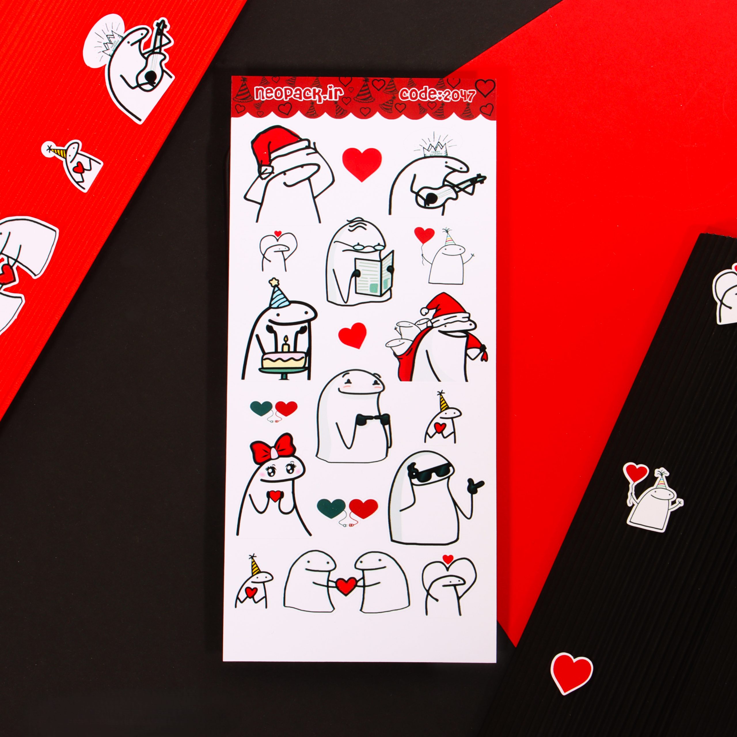 استیکر طرح عاشقانه - تصویر 2