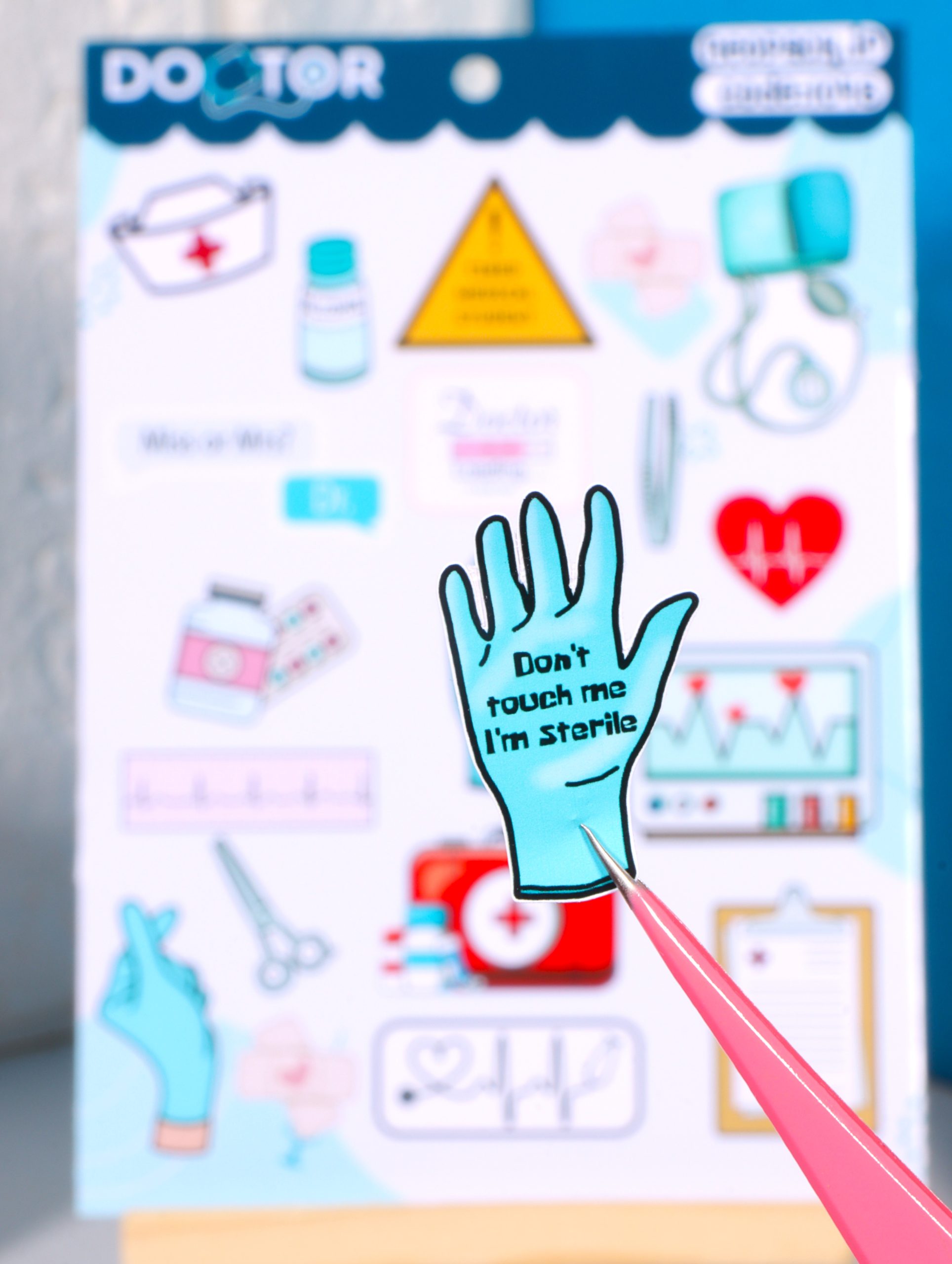 استیکر طرح شغل دکتر - تصویر 4