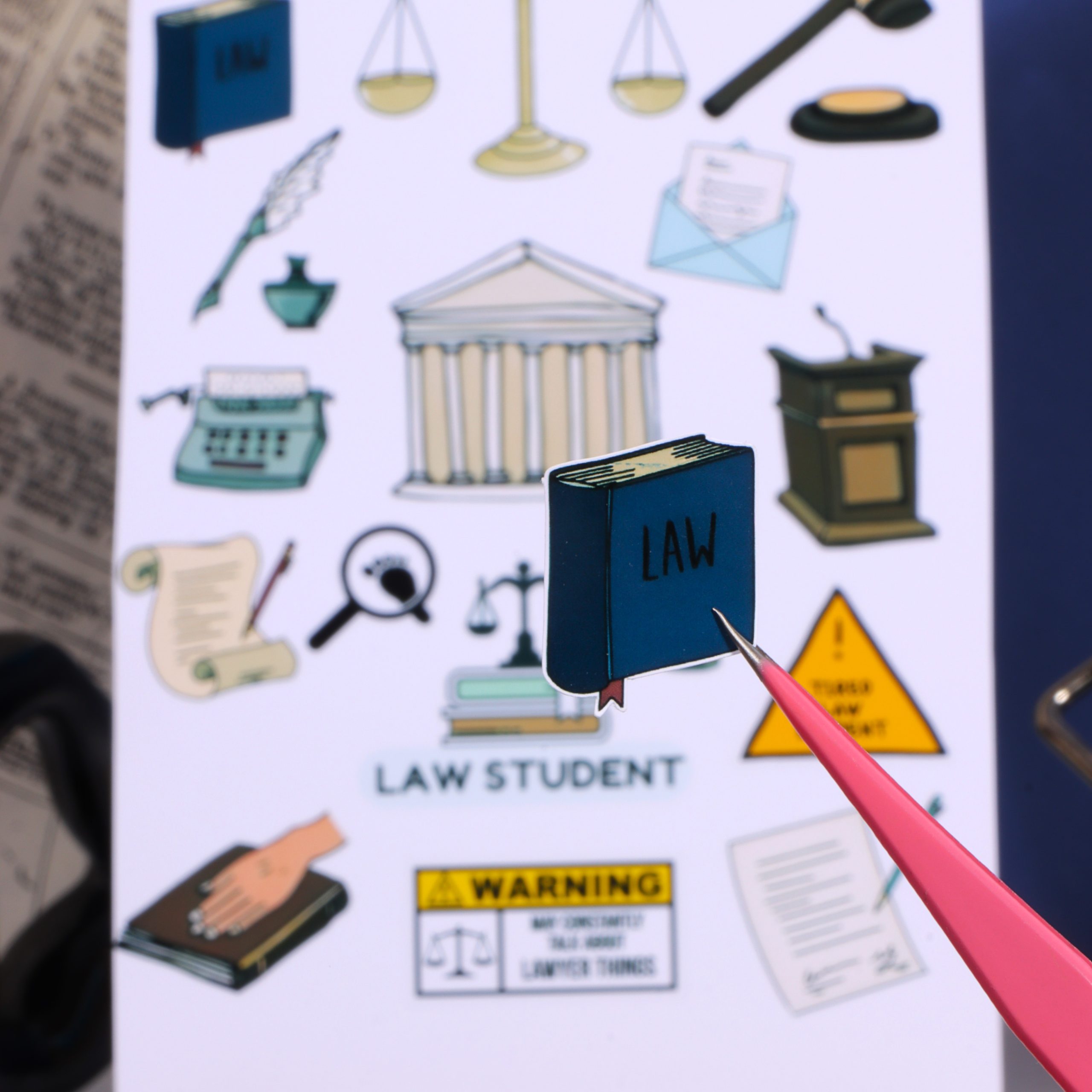 استیکر طرح شغل قاضی (کد 1045) - تصویر 2