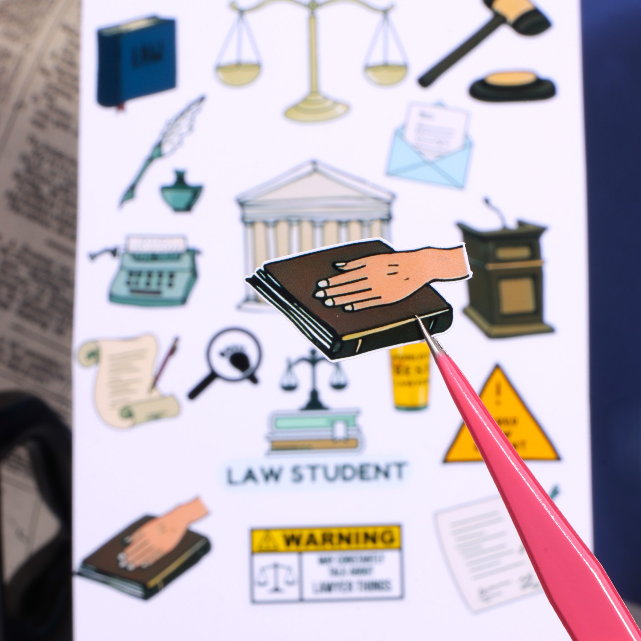 استیکر طرح شغل قاضی (کد 1045) - تصویر 4