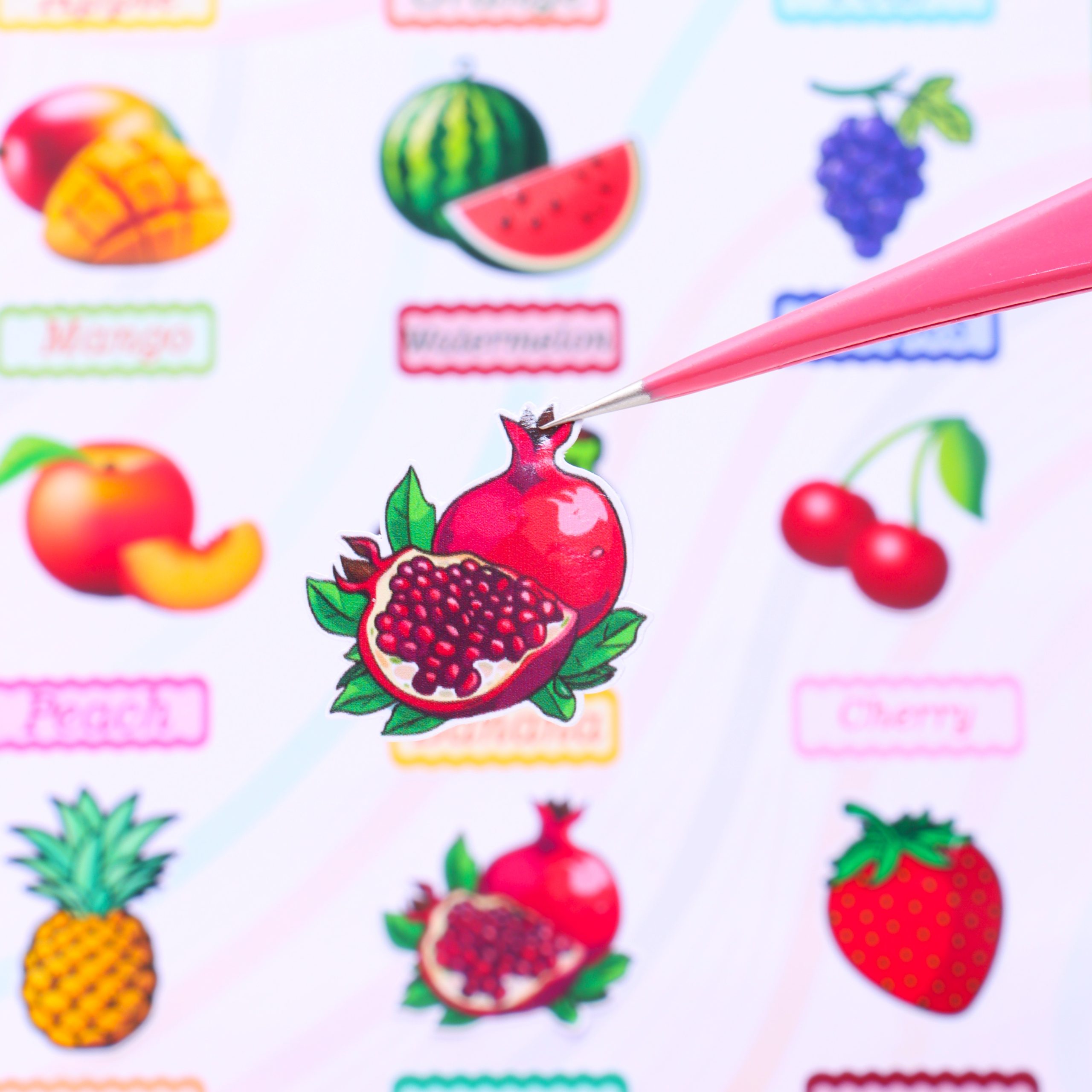 استیکر آموزشی طرح میوه ها - تصویر 5